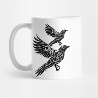 Trival crow flying Mug